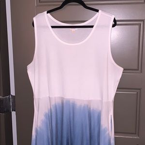 LuLaRoe Dip Dye Nicki Dress